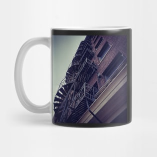 Spiral staircase art print Mug